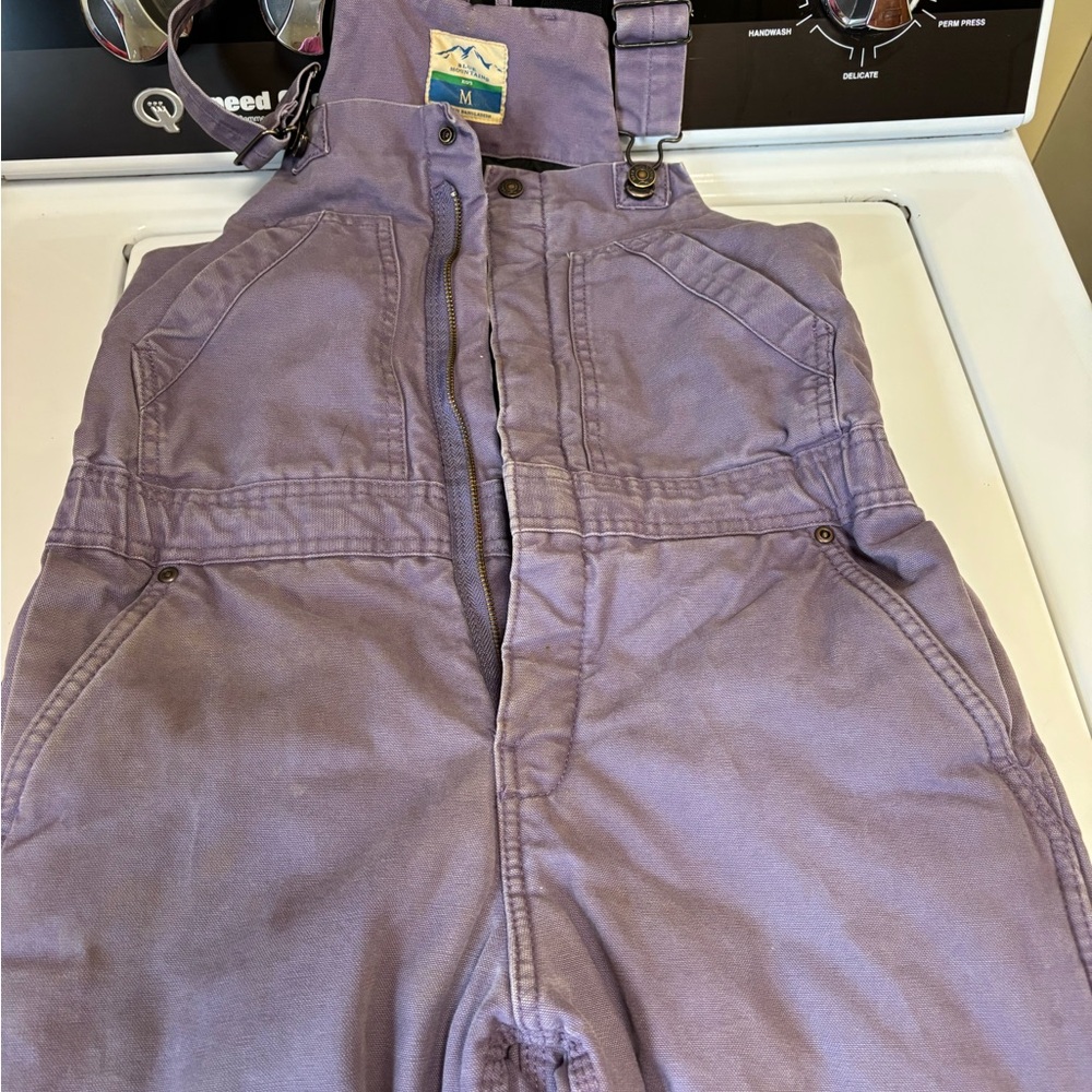 Lavender Workwear Bib Overalls